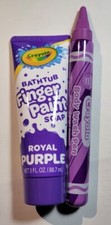 Crayola ~ vasca da bagno ~ vernice per dita e lavaggio del corpo ~ viola Face & Finger Paint price