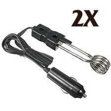 2X Caldaia ad Immersione 12V In Auto Zuppa Tè Caffè Acqua Biberon Elettrico Auto Acqua Scaldabagno price