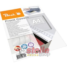 Peach 100 FOGLI LUCIDI FRONT COVERS A4 PVC TRASPARENTE COPERTINE PER RILEGATRICE Rilegatrice price