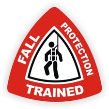 Adesivo cappello rigido addestrato protezione anticaduta decalcomania Fall Protection Attrezzatura price