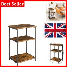 Comodino moderno rustico rustico marrone struttura acciaio 3 livelli struttura acciaio industriale Ufficio Nightstand price