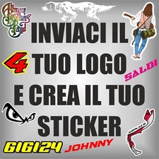 Adesivo PERSONALIZZATO, inviaci il tuo logo e crea il tuo sticker Adesivo price
