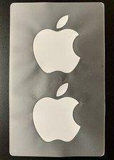 Sticker adesivo Apple originale 2 mele bianco Apple Logo nuovo Mac Ipad Adesivo price