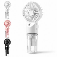 VENTILATORE PORTATILE CON SPRAY RICARICABILE USB MINI FAN UMIDIFICATORE AS-07115 Portatile Fan price