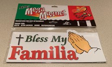 Bless My Familia magnete frigorifero auto per auto (8 pollici per 3,25 pollici) NUOVO Auto Refrigerator price