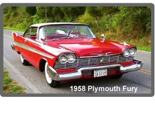 Calamita per frigorifero/cassetta attrezzi auto Plymouth Fury 1958 Auto Refrigerator price