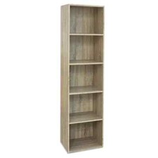 Libreria mensole Scaffale casa ufficio soggiorno Desing Moderno di colore Rovere Ufficio Mensola Unit price