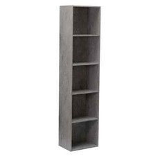 Libreria mensole Scaffale casa ufficio soggiorno Desing Moderno Grigio Cemento Ufficio Mensola Unit price