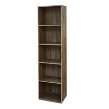 Libreria mensole Scaffale casa ufficio soggiorno Desing Moderno colore Noce scur Ufficio Mensola Unit price