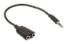 Cavo sdoppiatore audio jack stereo 3,5mm maschio - 2x 3,5 mm femmina 0,20 m nero Cavo audio price