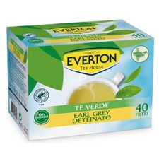 Everton  Tè Verde Earl Grey Deteinato 40 filtri X 1,7 gr Tè price