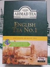 AHMAD TEA , ENGLISH TEA NO. 1  , 250 gr,  Té Nero , Scadenza  2027 Tè price