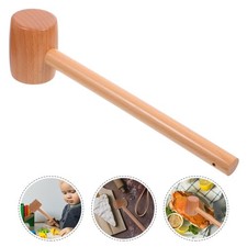 1Pz Martello in Legno Batti Martelletto Giocattolo Granchio Pesce Mallet Legno Mini Martello Seafood price