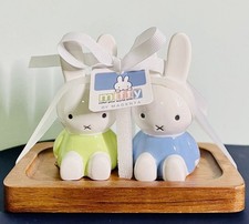 🩵💚Set shaker sale e pepe in ceramica a tema Miffy nuovo con etichette Salt price