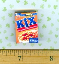 Casa delle Bambole Miniature TAGLIA COLAZIONE Scatola Cereali #K Breakfast Cereal price