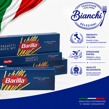 Pasta Barilla Spaghetti Grossi N7 500g Semola Grano Italiano Ristorazione Scorta Pasta price