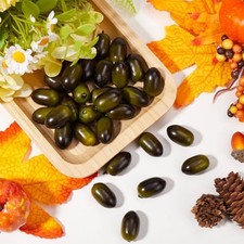 30 Pezzi Olive in Schiuma Verde per Decorazione Elegante per Casa e Fotografia Olives price