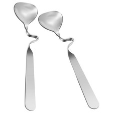 2 Pezzi Cucchiaio da Servizio da Appendere Caffè Acciaio Inox Miele Marmellata Cucchiai Senape Honey e Jam price