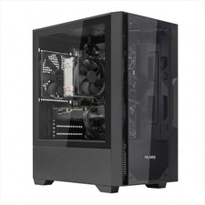 NUWO Case Micro Tower Pc Gaming Ventola 120mm Frontale e Pannello in Vetro mATX Case PC price