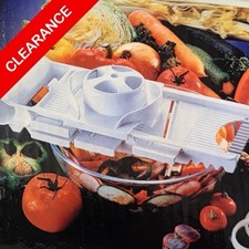 NUOVA Grattugia da Cucina 5 in 1 Mandolina Affettatrice Lame Inox Intercambiabili Vegetables price