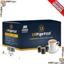 100 Cialde Capsule Caffè karoma Solespresso compatibili Nespresso Blu Classica Caffè price