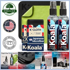Ultimate Koala Kit Pulizia Lenti - 2 Bottiglie e Panni, Senza Profumo e Senza Strisce Camera Fragrance price