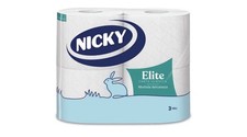 Nicky Elite 4 Rotoli di Carta Igienica 170 Soffici Fogli a 3 Veli Morbida e Carta Igienica price