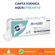 CARTAIGIENICA LUCART AQUASTREAM 10 ROTOLI - 1 confezione Carta Igienica price