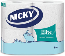 Elite - 4 Rotoli Di Carta Igienica, 170 Soffici Fogli a 3 Veli, Morbida E Resist Carta Igienica price