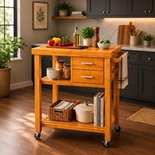 Carrello isola cucina arrotolabile estetica casa cassetti ripiani porta asciugamani chiusura Carta Towels price