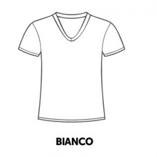 3 Maglie canottiere intime scollo a V da uomo mezza manica in cotone Mabrat 472 Canotte / Maglie Intime Uomo price