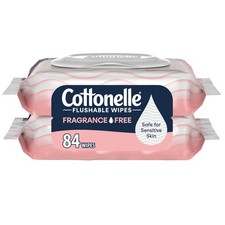 Cottonelle Salviette Umidificate Senza Profumo, 42 Salviette (Confezione da 2), Bianco Wet Wipes price