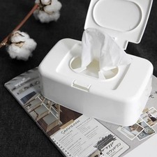 Scatola dispenser salviette umidificate portatile porta fazzoletti in plastica antipolvere bianco Wet Wipes price