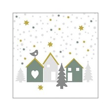 Tovaglioli di carta Ambiente 33 cm 3 strati 20 pezzi - Magic House salvia Napkin price