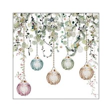 Tovaglioli di carta Ambiente 33 cm 3 strati 20 pezzi - floreale Natale bianco Napkin price