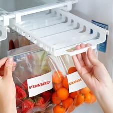 Organizzatore Portaoggetti Frigo Cucina 3 in 1 Incluso Rack, Porta Sacchetti Chiudibile Refrigerator Borse price