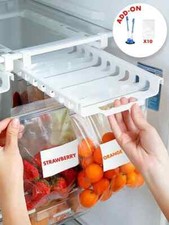 JAZCOR Organizzatore Portaoggetti Frigo 3 in 1 Incluso Rack Porta Sacchetti Chiudibile Refrigerator Borse price
