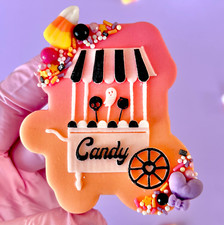 Halloween carrello caramelle timbro goffrato biscotti cupcake decorazione forniture da forno Baking Carta price