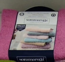 Set 3+3 Sommaruga Asciugamani Spugna Morbidi Casa Bagno Colore Rosa Set bagno price