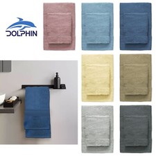 Set asciugamani spugna bagno vari colori viso+ospite 60x100cm+40x60cm mod.PARTY Set bagno price