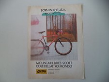 advertising Pubblicità 1989 BICICLETTA MOUNTAIN BIKES SCOTT Mountain Bikes price