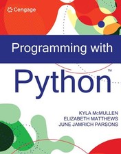 Programming with Python (Mindtap Course List) By McMullen, Kyla Kyla McMullen, Mathematics price