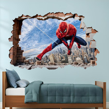 Adesivo murale Spiderman adesivo murale autoadesivo poster ufficio negozio casa stanza Libri sulla cura dei bambini price
