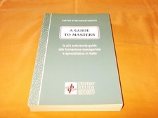 centro studi orientamento a guide to masters la più autorevole guida alla formaz Psicologia Study Guides price