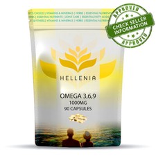 Hellenia Omega 3,6 e 9 1000 mg - 90 capsule Fish Olio / Omega 3 - 6 - 9 price