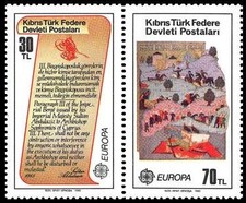 CIPRO TURCA 1982 Europa 2v MNH** Turca price