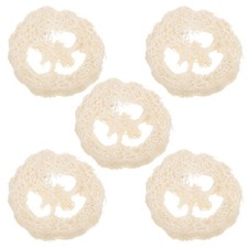 5 Pezzi Base Sapone Loofah Durevole Beige Naturale Organizzatore Sapone per Bagno Soaps price