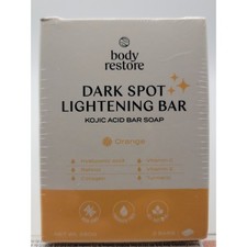 Body Restore Barra Schiarente Macchie Scure - Sapone Barretta Acido Kogico - Arancione - Confezione da 2 Soaps price