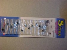 12 NUOVI DROP JIG PANFISH JIGS PESCA ghiaccio TAGLIA 10 CRAPPIE NERO per mulinello canna Fishing Reel (Jig) price