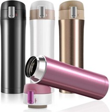 Borraccia Tazza Sottovuoto Doppia Parete Termica,Acciaio Inox Tazza Caffè Viaggio Thermos price